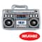 Beistle 11" x 16" Gray & Silver Inflatable Boom Box
